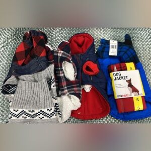 NWT Assorted Dog Jackets and Sweaters